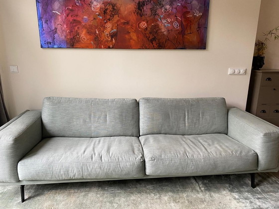 Image 1 of Very neat Leolux Bellice sofa with footstool