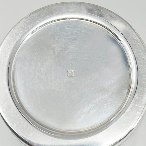 Impresionante coctelera Art Déco plateada de los años 30. Fabricada en Francia. – Accesorios de mesa, Silver (photo 8 of 8)