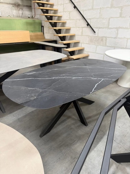 Danish oval ceramic table