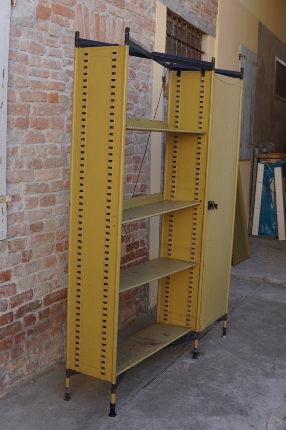BBPR for Olivetti – “Spazio” Modular Bookcase, Italy, 1950s – Iron (photo 2 of 5)