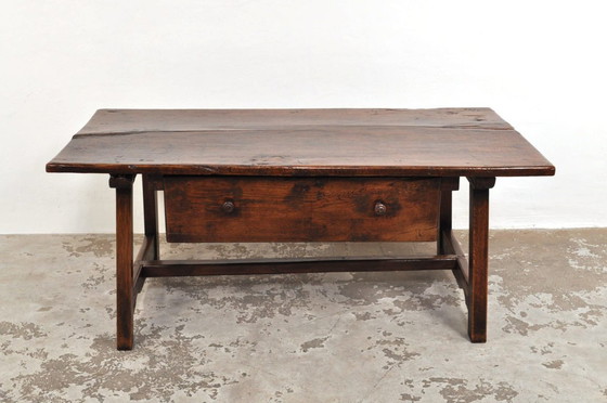 Image 1 of Antique Spanish primitive coffee table 18th century