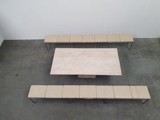 Design xl bank daybed lounge rvs minimalistisch