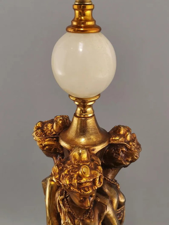 Image 1 of Vintage Deknudt 3 graces table lamp