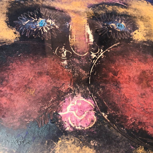 Russian expressionist composition from the 70s