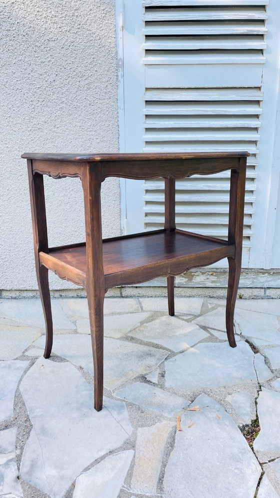 Image 1 of Serveerwagen met gebogen poten, vintage stijl