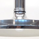 Vintage Space Age Hanglamp in Chroom van Erco