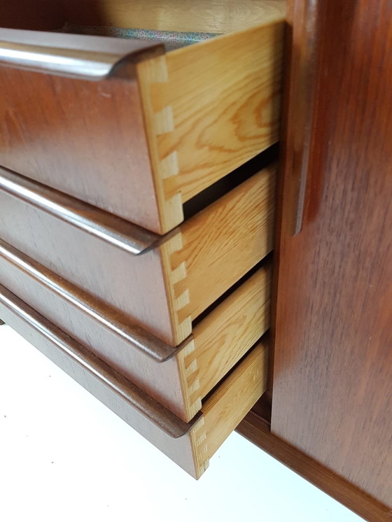 Image 1 of Vintage teak houten wandkast | buffetkast deens kast