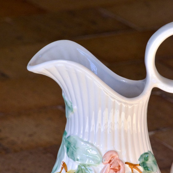 Image 1 of Brocca/vaso vintage in terracotta color limone molto grande, firmato What's