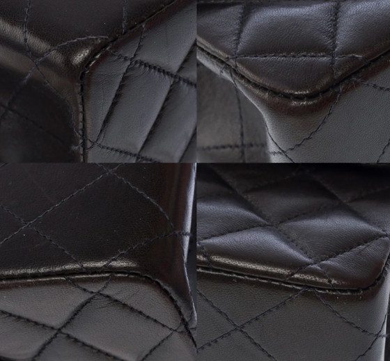 Image 1 of Sac CHANEL Timeless/Classique en Cuir Noir - 103573