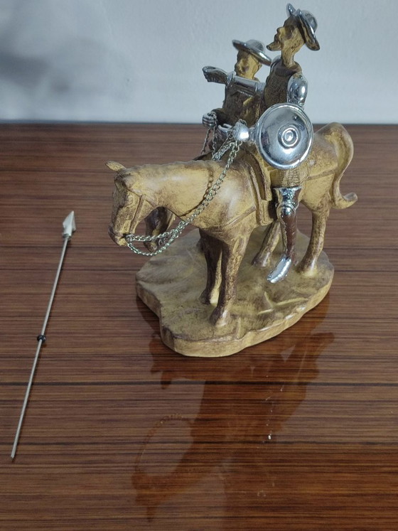 Image 1 of Don Quixote and Sancho Panza figurine (made of resin)