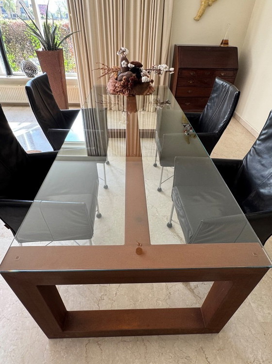 Image 1 of Designer Dining Table Corten Steel