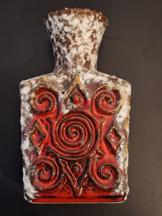 Image 1 of Vintage U Keramik Ubelacker Fat Lava Vaas