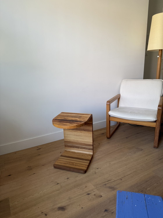 Image 1 of Table d'appoint coulissante Leolux Voici en bois massif