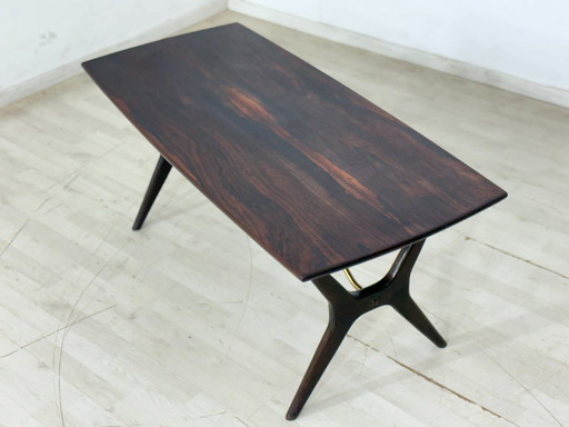 Table basse vintage en palissandre – Karl Erik Ekselius, design suédois des années 1960