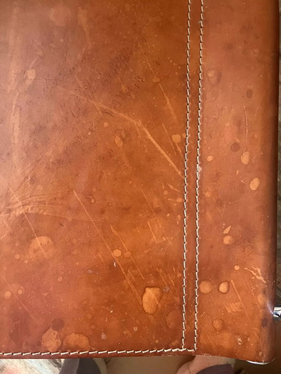 Image 1 of 2 sedie MG5 Mart Stam & Marcel Breuer Mid-Century Modern in pelle marrone cognac, anni '70