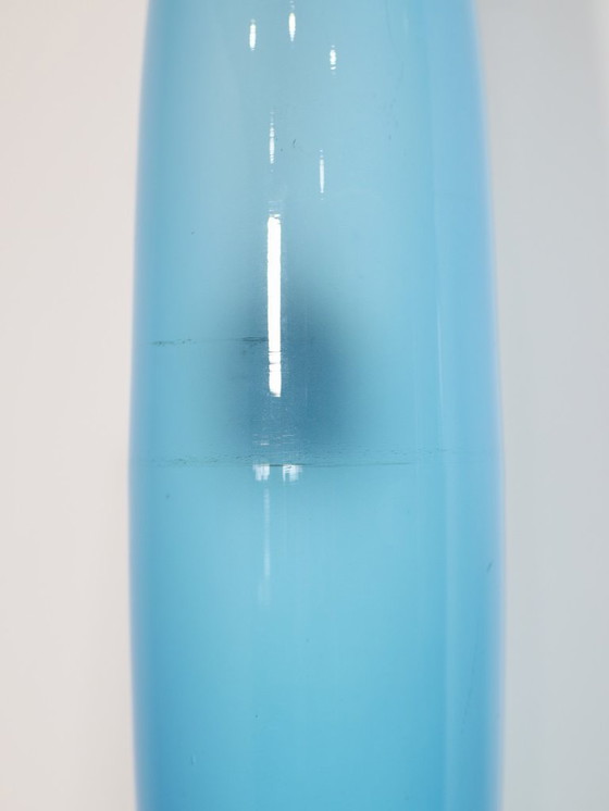 Image 1 of Murano glass pendant lamp blue Alessandro Pianon 1960s