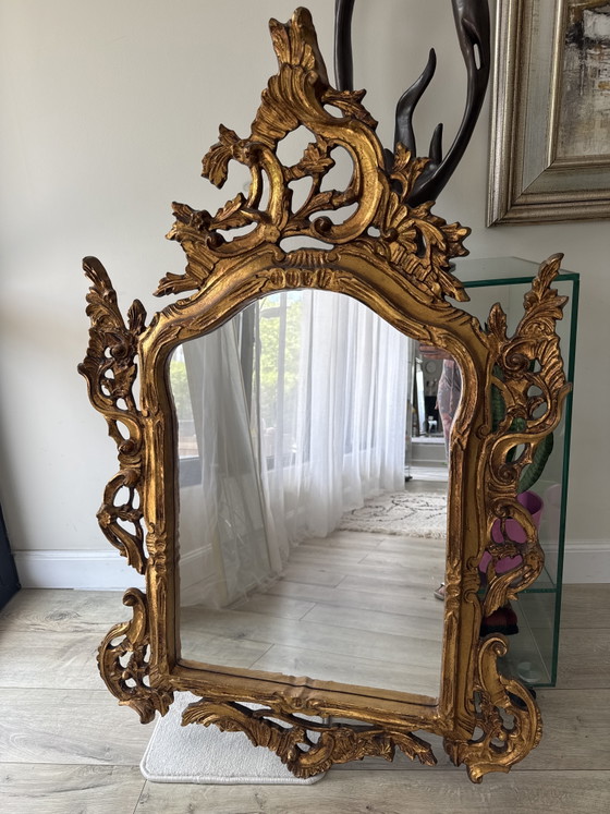 Image 1 of Due specchi Versailles in legno dorato