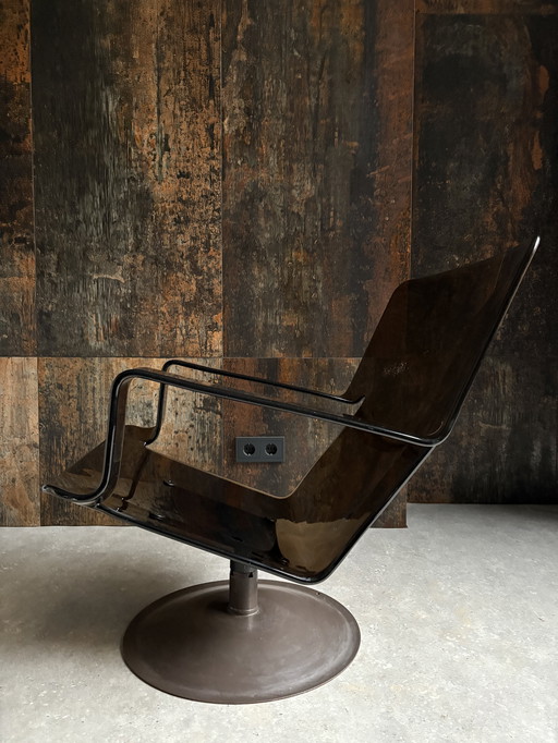 Midcentury Armchair Plexiglas