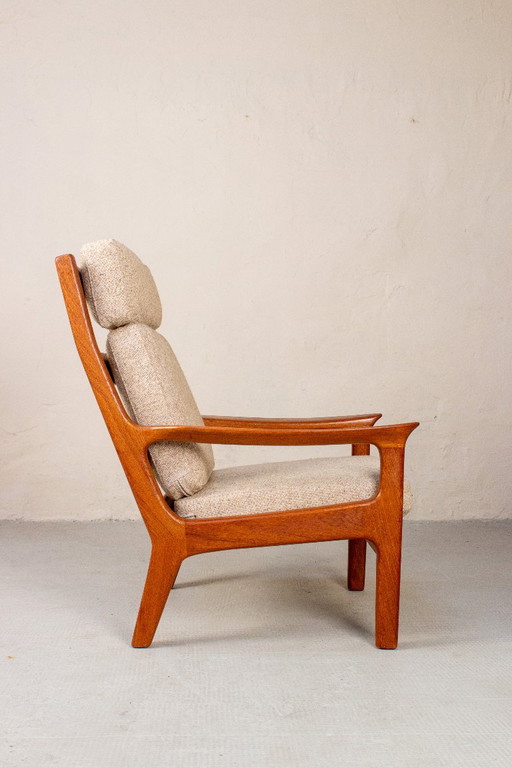 Vintage Teak Armchair Juul Kristensen Mid Century Danish 60s