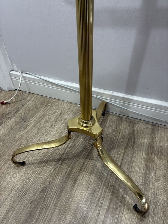 Servomuto italiano in ottone, Hollywood Regency, anni '70, Appendiabiti, Legno, Dorato, 1970 (foto 3 di 7)