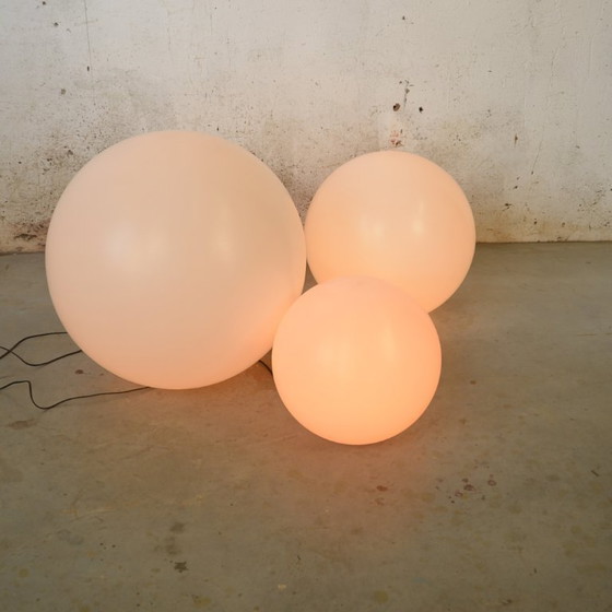 Image 1 of Ensemble de 3 lampadaires à boule Stratus