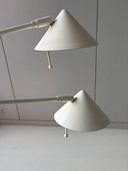 2 x Treco Design Architect Desk Lamps White Adjustable