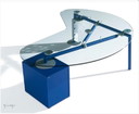 Ultom Isotta Kidney-Shaped Desk Italian design by Lorenzo Marcolin