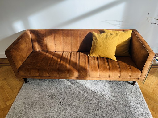 Bank Siem Sevn 4 posti - colore cognac