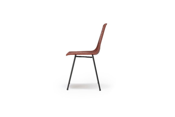 Basket Chair Black Frame/PE Brick Red – feelgood designs, Sedie da giardino, Plastic, Metal (photo 2 of 5)