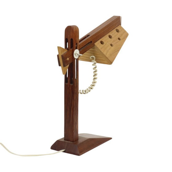 Image 1 of Unique Wooden Lamp