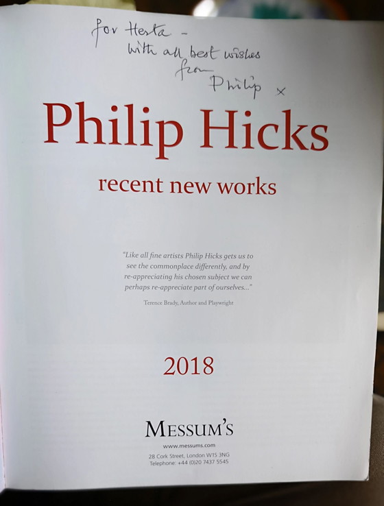Philip Hicks Stampa Artist's Proof Firmata "Eclipse" (2018) Con Libro Mostra Firmato a Mano e Passepartout (photo 13 of 14)