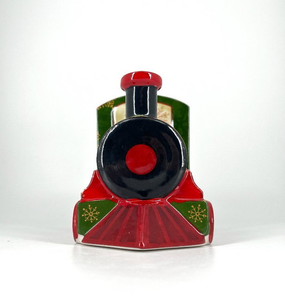 Image 1 of Locomotiva in porcellana Villeroy & Boch "Nostalgic Melody" con carillon (rara)