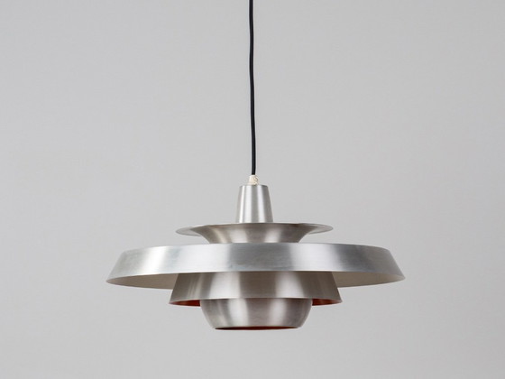 Danish vintage pendant lamp Superlight by David Mogensen, 1980s – Aluminium (photo 4 of 12)