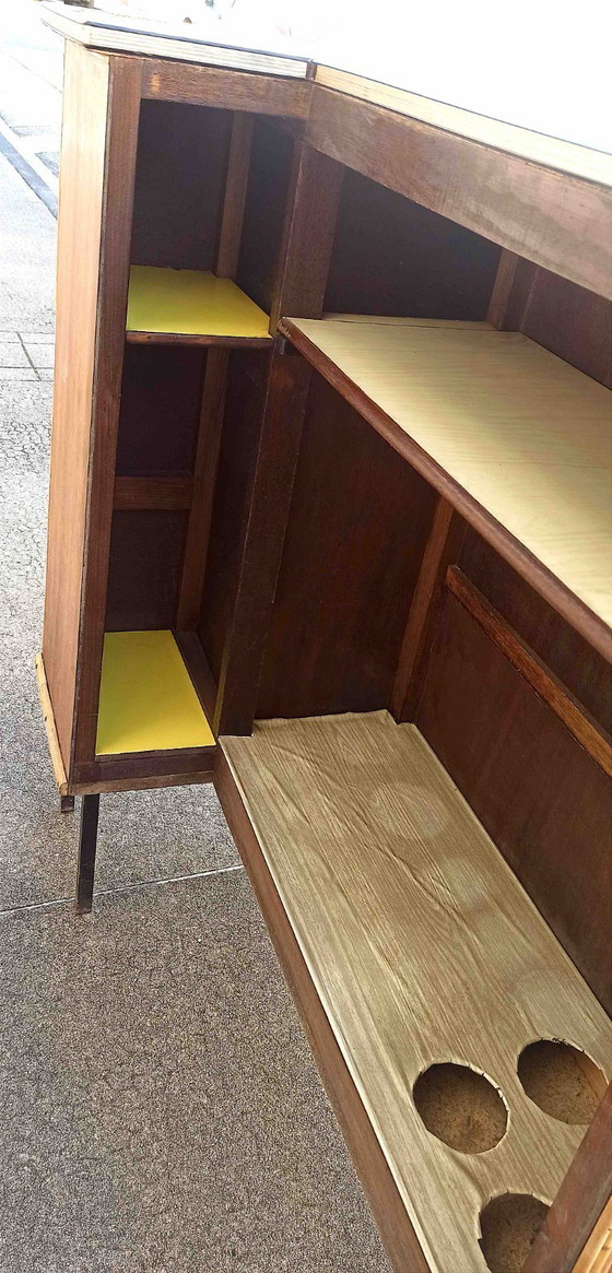 Image 1 of Bar 50er Jahre Weidengeflecht Höhe 108,5 cm