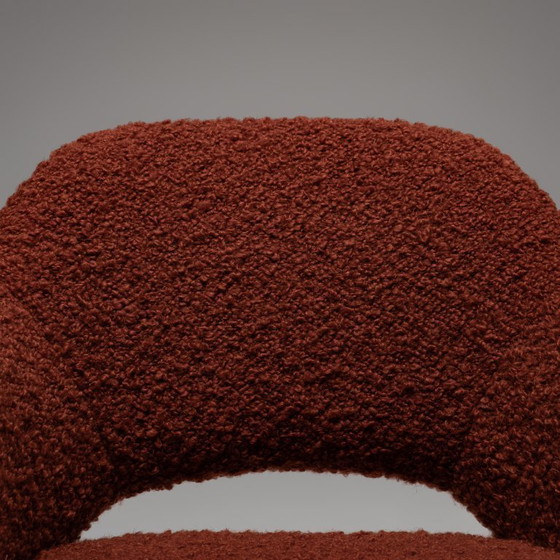 Image 1 of Model 71 Dining Chair in Alpaca and Mohair Bouclé by Eero Saarinen for Knoll