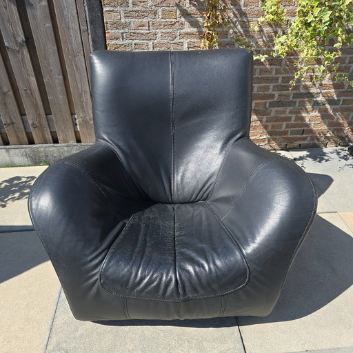 Schwarzer Leolux Design Sessel