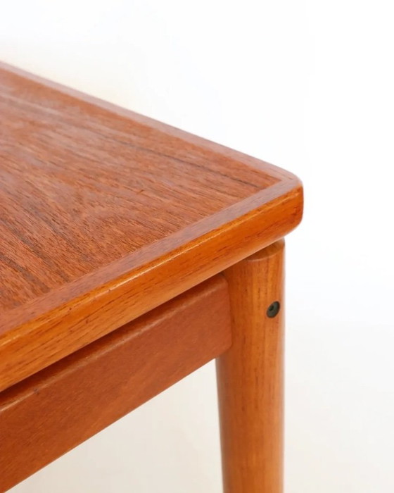 Image 1 of Vintage teak coffee table square Danish design retro 50s