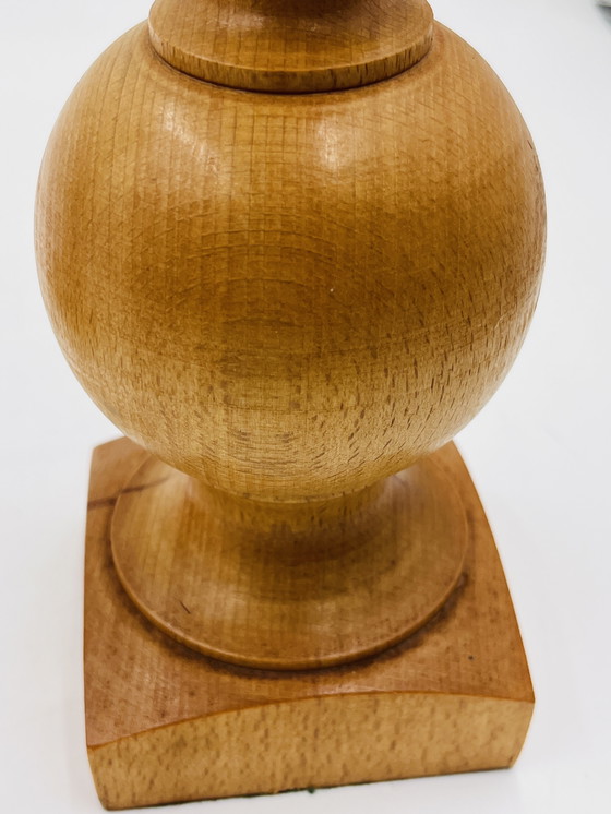 Image 1 of Duo de bougeoirs en bois 