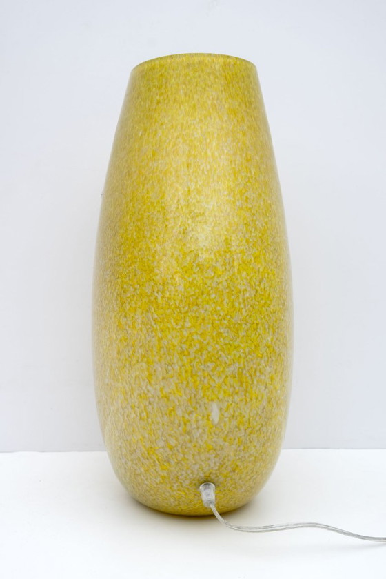Image 1 of Lampada da tavolo moderna in vetro di Murano italiano "Pulegoso" di Carlo Nason