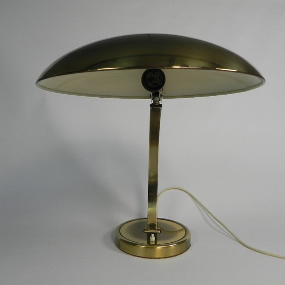 Image 1 of Bauhaus messing bureaulamp, model 6751 van Christian Dell voor Kaiser Leuchten