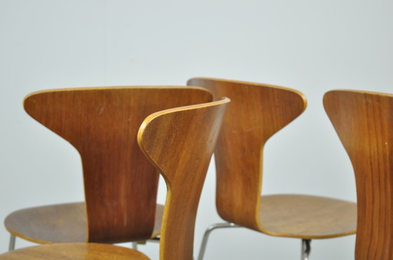 Image 1 of Fritz Hansen / Vintage Mosquito Dining Chairs / Arne Jacobsen / 1960S Denmark