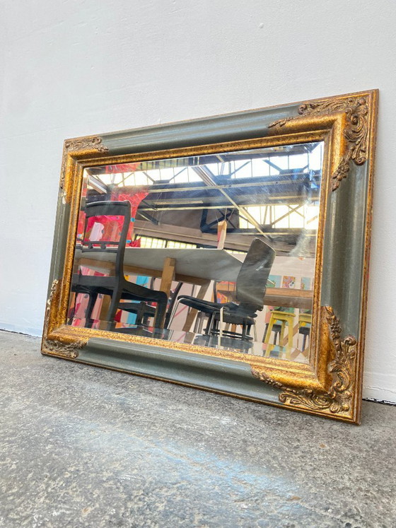 Image 1 of Rectangular Wall Mirror, Empire Style, 75cm x 55cm