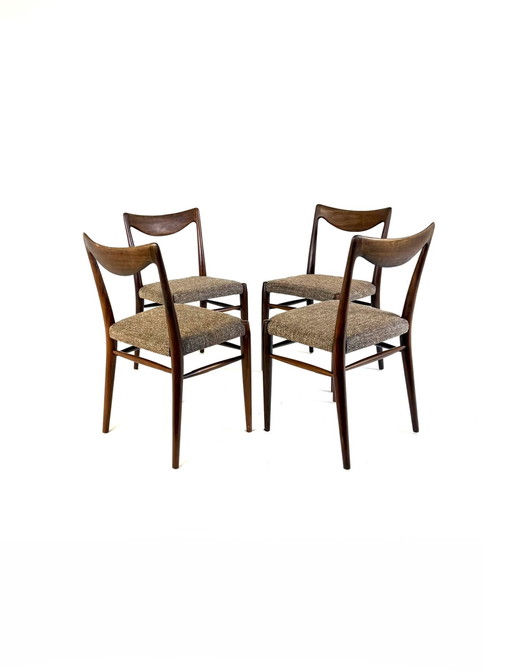 4 sedie da pranzo restaurate, Rastad & Relling '60