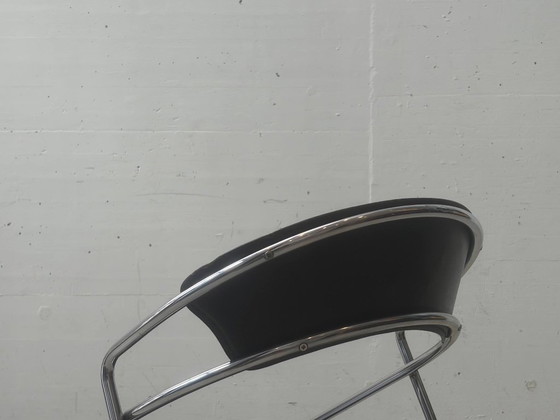 Sedie da sala da pranzo vintage postmoderne, anni '80 – Sedie da camera, Leather (photo 5 of 15)