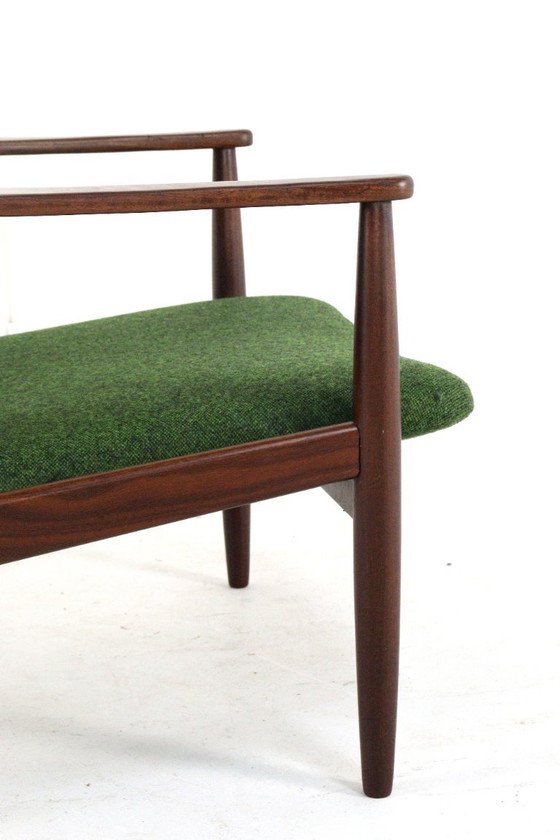 Image 1 of Hartmut Lohmeyer voor Wilkahn fauteuil vintage gestoffeerd
