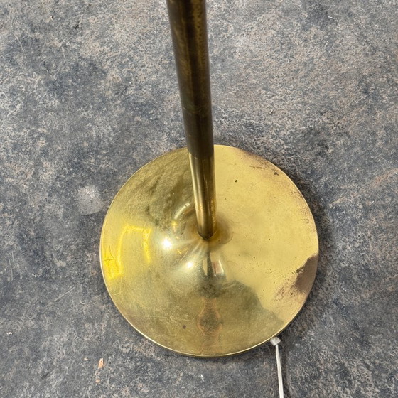 Image 1 of Hongaarse koperen vloerlamp van Iparművészeti Vállalat, 1960