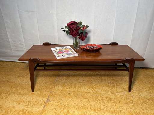 Mid Century Retro Vintage Teak Floating Coffee Table By Gplan 1960