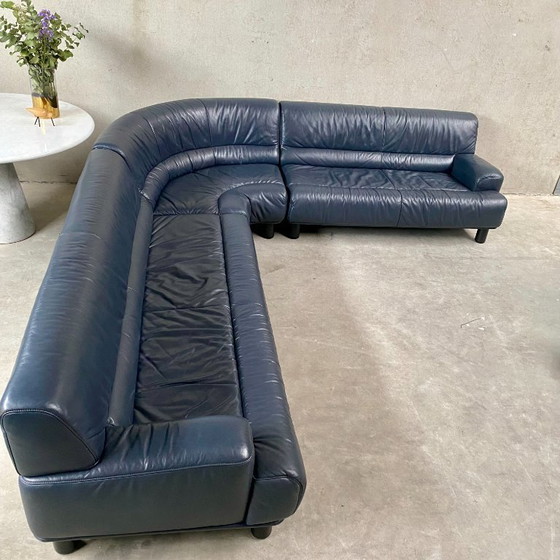 Image 1 of Divano angolare di design in pelle De Sede DS18