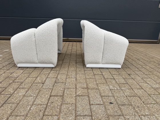 Image 1 of 2x Artifort F598 Groovy Armchairs in Mint Condition! Pierre Paulin