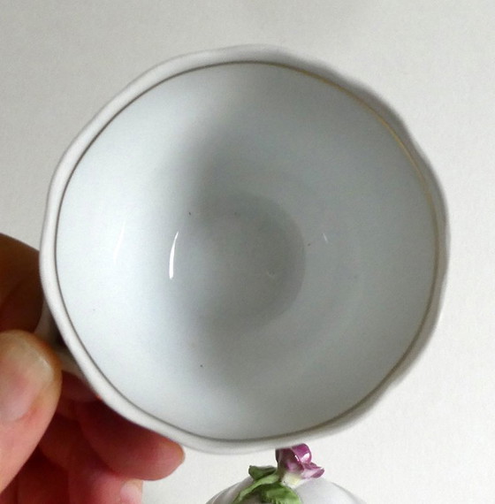 Image 1 of Set da 5 pezzi per moka, porcellana dipinta a mano, di Schierholz, Turingia, anni '50